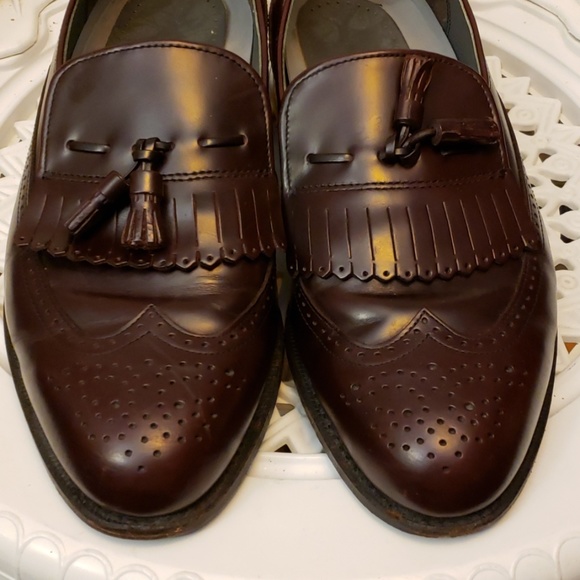 DEXTER USA MEN'S BURGUNDY SHOES SZ 10 M - Picture 2 of 8